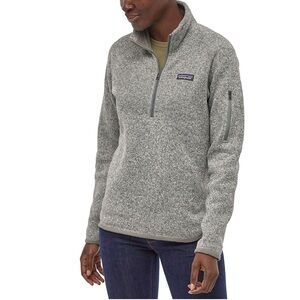 Patagonia women’s Better sweater quarter Zip Fleece